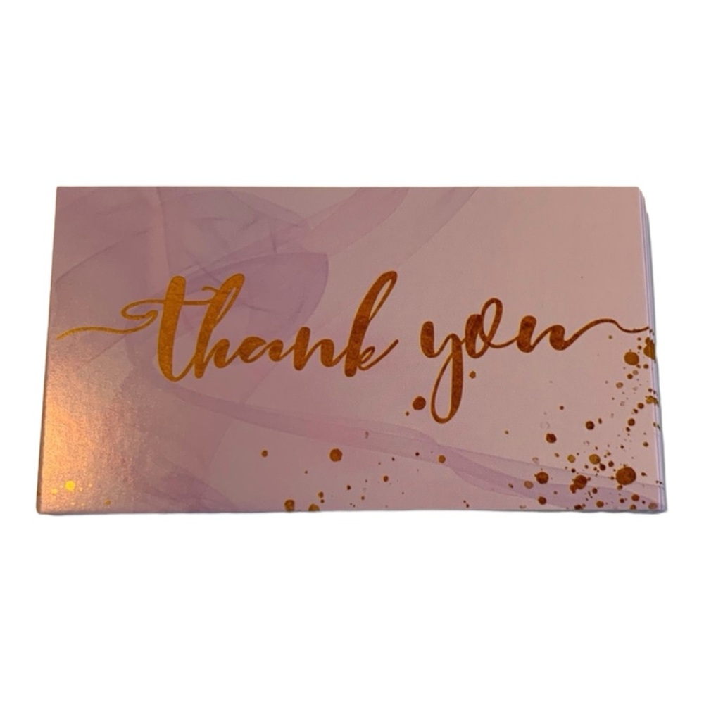 25 Thank you cards
